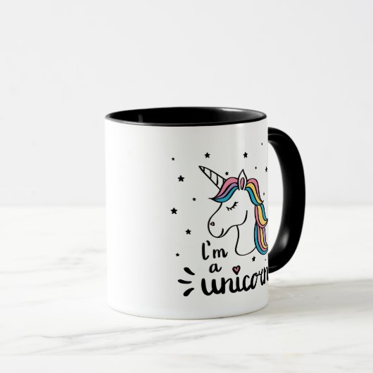 Unicorn | Ik ben een Unicorn Mok (Voorkant rechts)