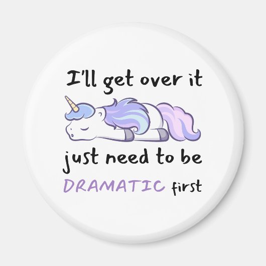 Unicorn, ik ga er wel over... ik moet alleen maar  magneet (Voorkant)