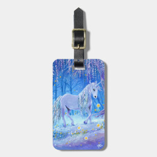 Unicorn in de Bossen Bagagelabel
