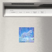 Unicorn in de Bossen Magneet (Insitu (Vaatwasser))