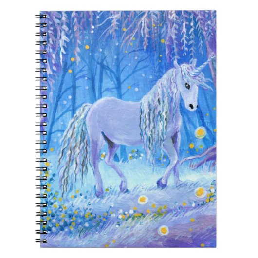 Unicorn in de Bossen Notitieboek (Voorkant)