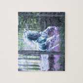 Unicorn in de Forest Puzzle Legpuzzel (Verticaal)