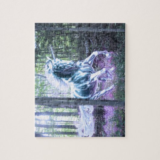 Unicorn in de Forest Puzzle Legpuzzel (Verticaal)