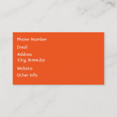 Unicorn in de gekleurde woestijn visitekaartje (Achterkant)