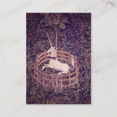  Unicorn in de sector van de theaterboten Visitekaartje (Achterkant)