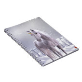 Unicorn in de sneeuw notitieboek (Rechterzijde)