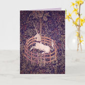 Unicorn in de waterhuishouding Kaart (Gele Bloem)