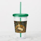 Unicorn in gevangenschap acryl drinkbeker (Voorkant)