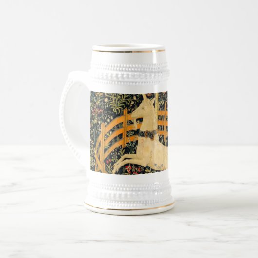 Unicorn in gevangenschap bierpul (Voorkant links)