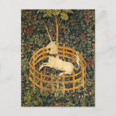 Unicorn in gevangenschap briefkaart (Voorkant)