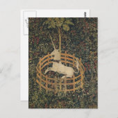 Unicorn in gevangenschap briefkaart (Voorkant / Achterkant)