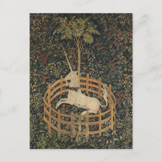 Unicorn in gevangenschap briefkaart