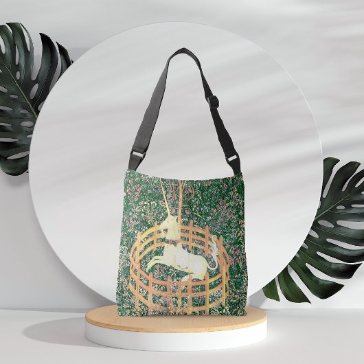 Unicorn in gevangenschap crossbody tas