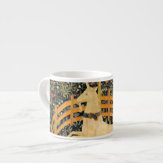 Unicorn in gevangenschap espresso kop (Links)