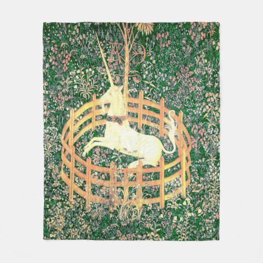 Unicorn in gevangenschap fleece deken (Voorkant)