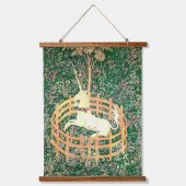 Unicorn in gevangenschap hangend wandkleed (Voorkant)