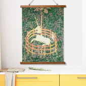 Unicorn in gevangenschap hangend wandkleed