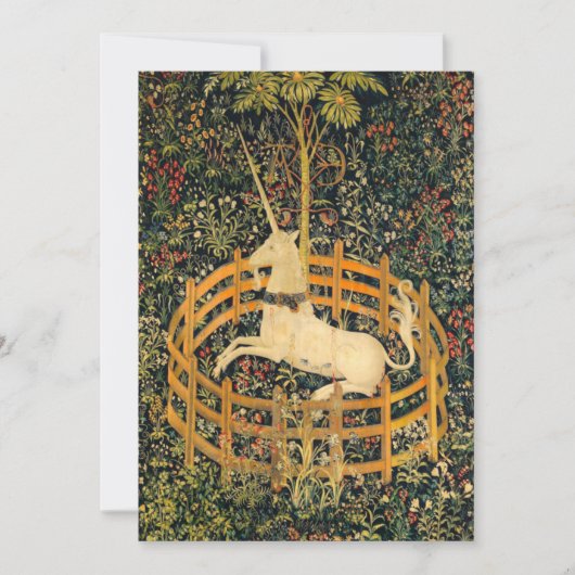 Unicorn in gevangenschap kaart (Voorkant)