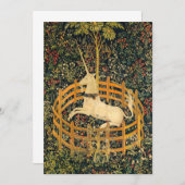 Unicorn in gevangenschap kaart (Voorkant / Achterkant)