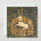 Unicorn in gevangenschap kaart (Voorkant)