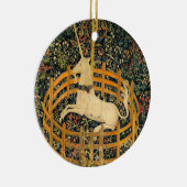 Unicorn in gevangenschap keramisch ornament (Rechts)
