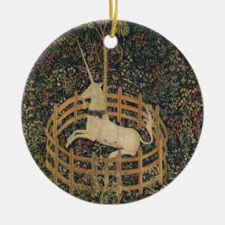 Unicorn in gevangenschap keramisch ornament