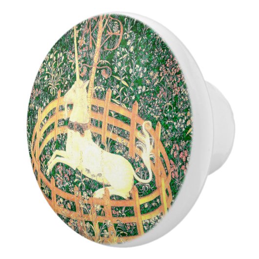 Unicorn in gevangenschap keramische knop (Rechts)