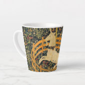 Unicorn in gevangenschap latte mok (Linkerhoek)