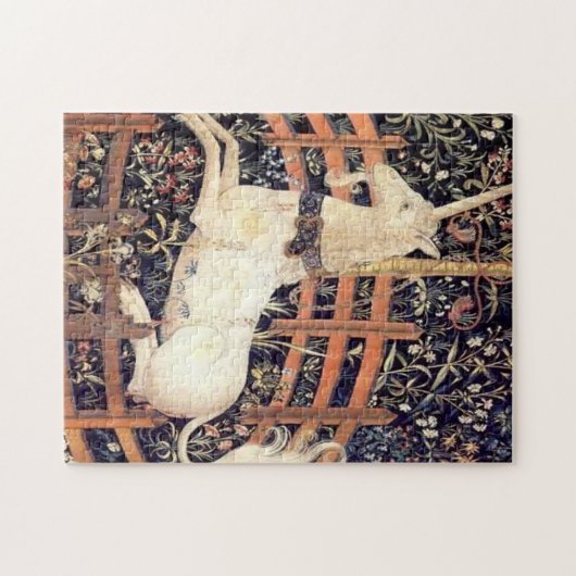 Unicorn in gevangenschap legpuzzel (Horizontaal)