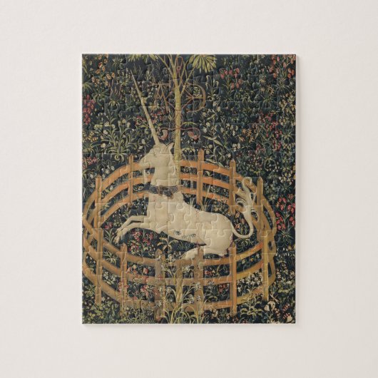 Unicorn in gevangenschap legpuzzel (Verticaal)
