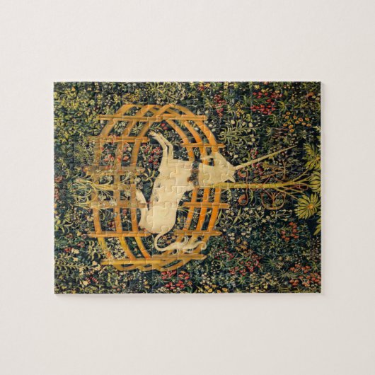 Unicorn in gevangenschap legpuzzel (Horizontaal)