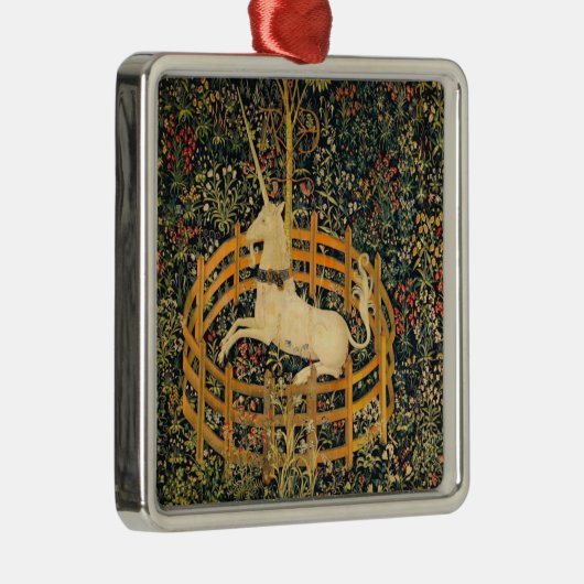 Unicorn in gevangenschap metalen ornament (Rechts)