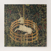 Unicorn in gevangenschap, middeleeuwse  tapijten legpuzzel (Verticaal)
