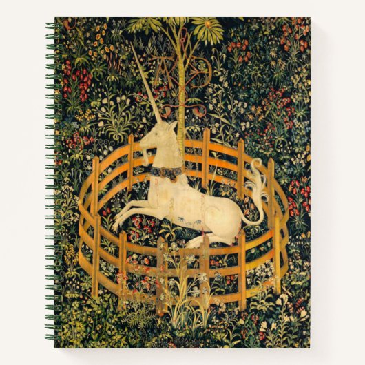 Unicorn in gevangenschap notitieboek (Voorkant)