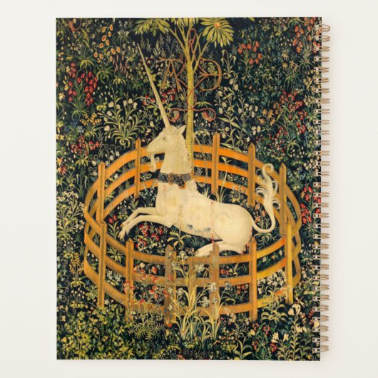 Unicorn in gevangenschap planner (Achterkant)