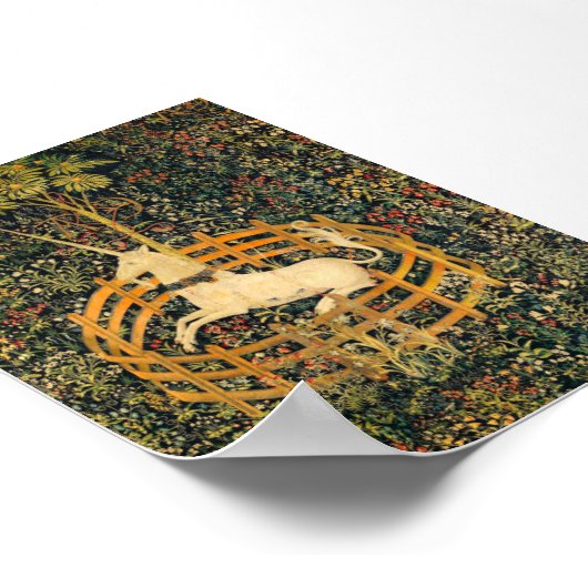 Unicorn in gevangenschap poster (Hoek)