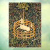 Unicorn in gevangenschap raamsticker (Vel 3)