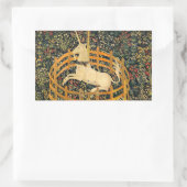 Unicorn in gevangenschap rechthoekige sticker (Tas)