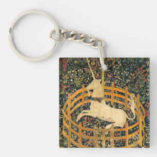 Unicorn in gevangenschap sleutelhanger