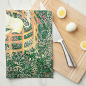 Unicorn in gevangenschap theedoek (Quarter Fold)