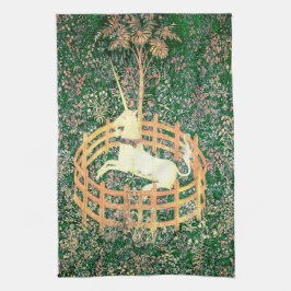 Unicorn in gevangenschap theedoek