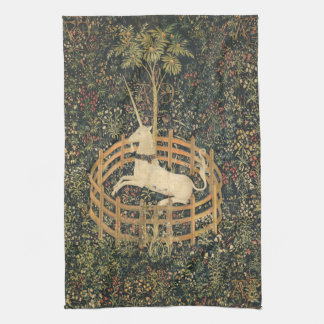 Unicorn in gevangenschap theedoek