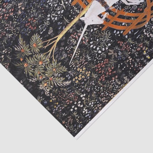 Unicorn in gevangenschap tissuepapier (Detail)