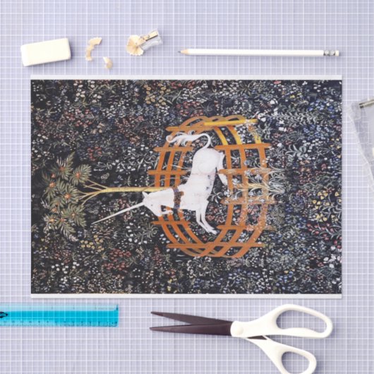 Unicorn in gevangenschap tissuepapier (Craft)