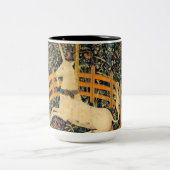 Unicorn in gevangenschap tweekleurige koffiemok (Center)