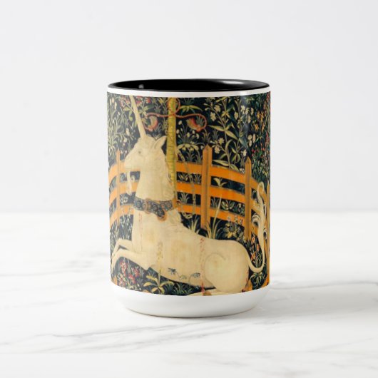 Unicorn in gevangenschap tweekleurige koffiemok (Center)