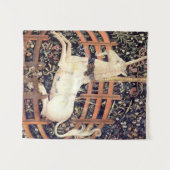 Unicorn in gevangenschap wandkleed (Voorkant (horizontaal))