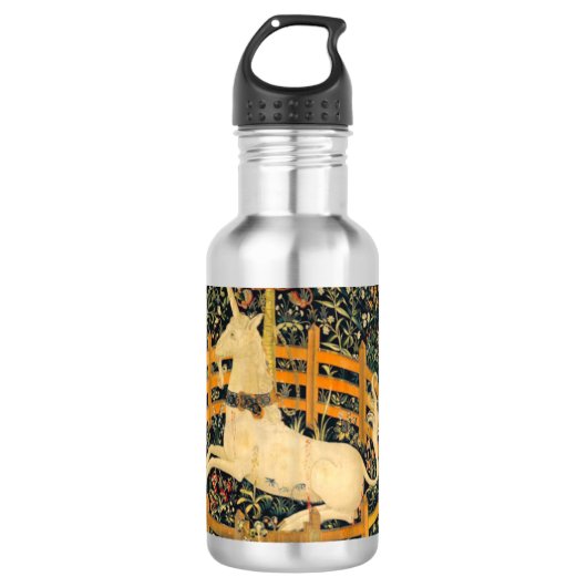 Unicorn in gevangenschap waterfles (Voorkant)