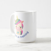 Unicorn in het Citaat van de Opleiding Koffiemok (Voorkant links)