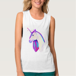 Unicorn in kleuren t-shirt